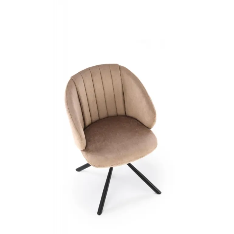 K533 Spisebordsstol - Sort / Cappuccino