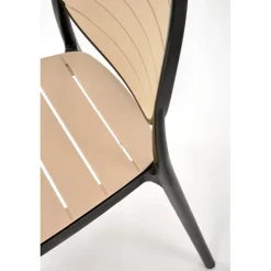 K529 Spisebordsstol - Sort / Naturlig