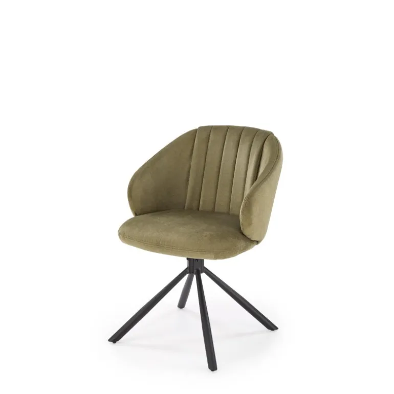 K533 Spisebordsstol - Sort / Oliven