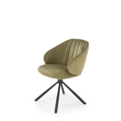 K533 Spisebordsstol - Sort / Oliven