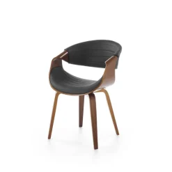 K544 Spisebordsstol - Sort / Valnød