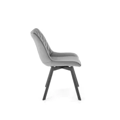 K520 Spisebordsstol - Sort/MørkeGrå