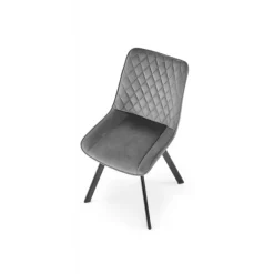 K520 Spisebordsstol - Sort/MørkeGrå