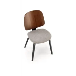 K563 Spisebordsstol - Valnød / Grå / Sort