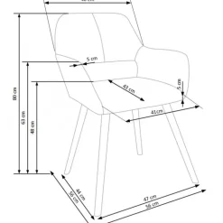 K283 Spisebordsstol Beige
