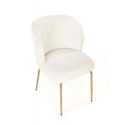 K474 Spisebordsstol Creme/guld