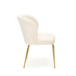 K474 Spisebordsstol Creme/guld