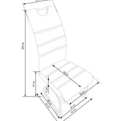 K371 Spisebordsstol Grå