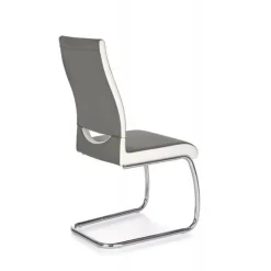 K259 Spisebordsstol Grå / Hvid