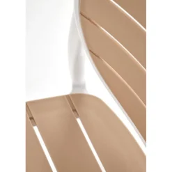 K529 Spisebordsstol Hvid / Naturlig