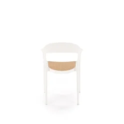 K530 Spisebordsstol Hvid / Naturlig