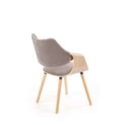 K396 Spisebordsstol lys eg / Grå