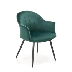 K468 Spisebordsstol Mørkegrøn