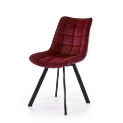 K332 Spisebordsstol mørkerød