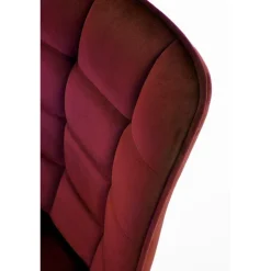 K332 Spisebordsstol mørkerød