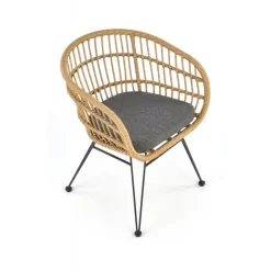 K456 Spisebordsstol Natur/Grå