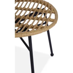 K472 Spisebordsstol Natur/Sort