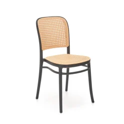 K483 Spisebordsstol Natur/Sort