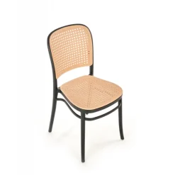 K483 Spisebordsstol Natur/Sort