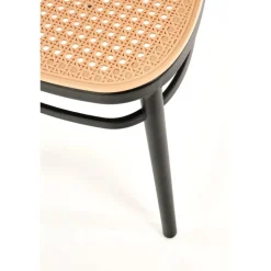 K483 Spisebordsstol Natur/Sort