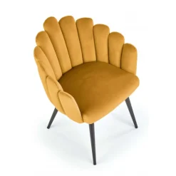K410 Spisebordsstol Sennepsgul