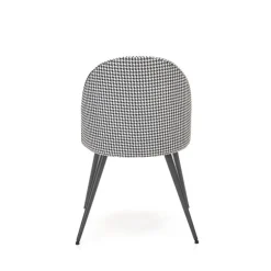 K478 Spisebordsstol Sort - Hvid