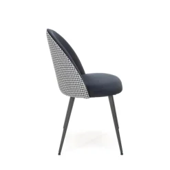K478 Spisebordsstol Sort - Hvid