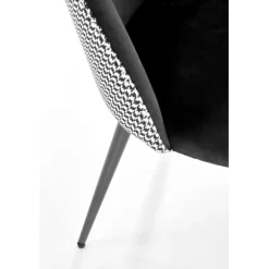 K478 Spisebordsstol Sort - Hvid