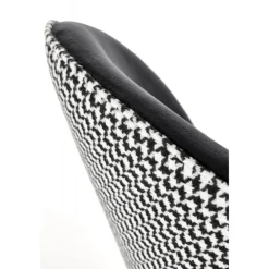 K478 Spisebordsstol Sort - Hvid