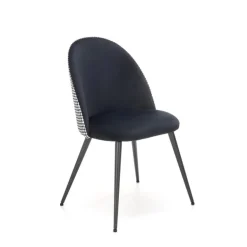 K478 Spisebordsstol Sort - Hvid