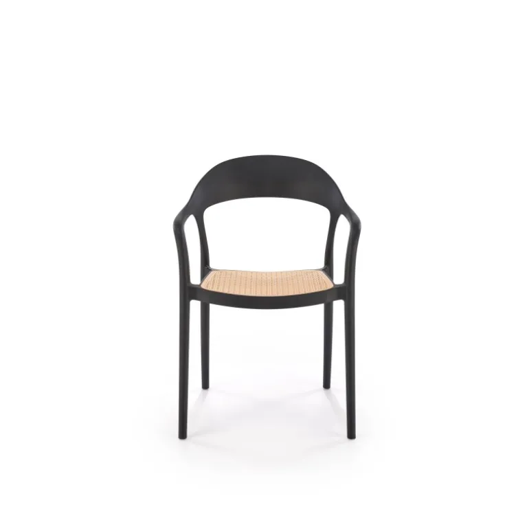 K530 Spisebordsstol Sort / Naturlig