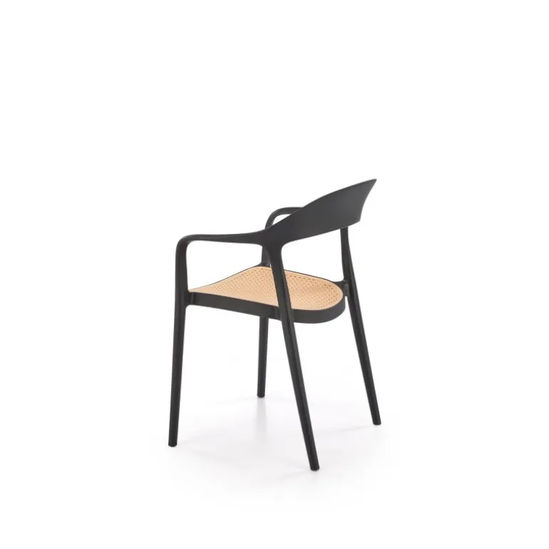 K530 Spisebordsstol Sort / Naturlig