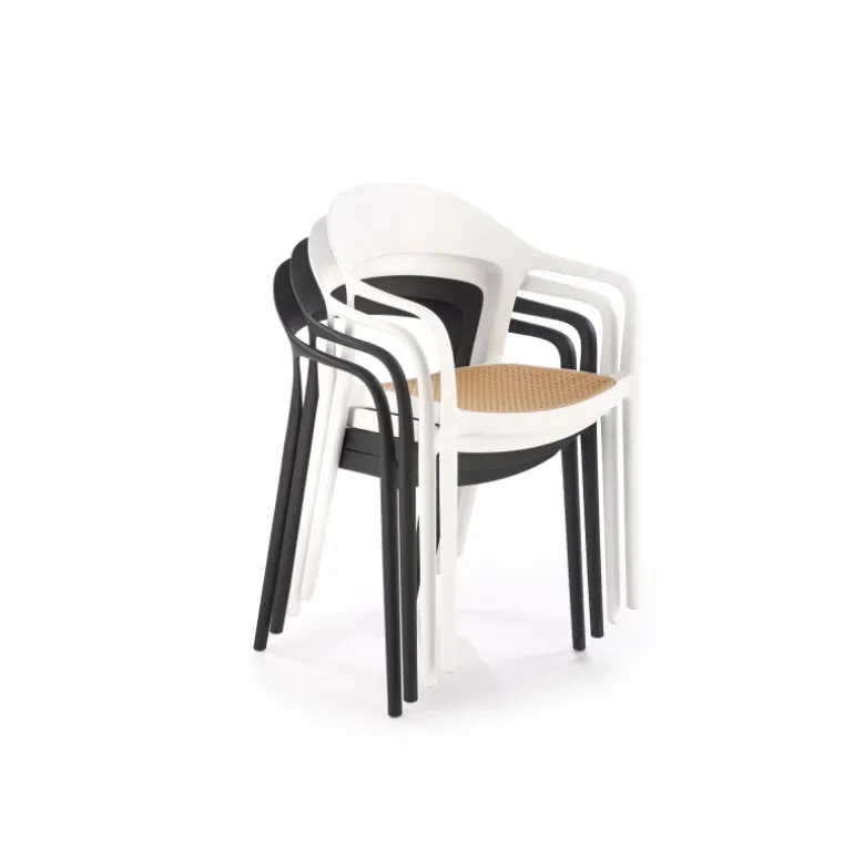 K530 Spisebordsstol Sort / Naturlig