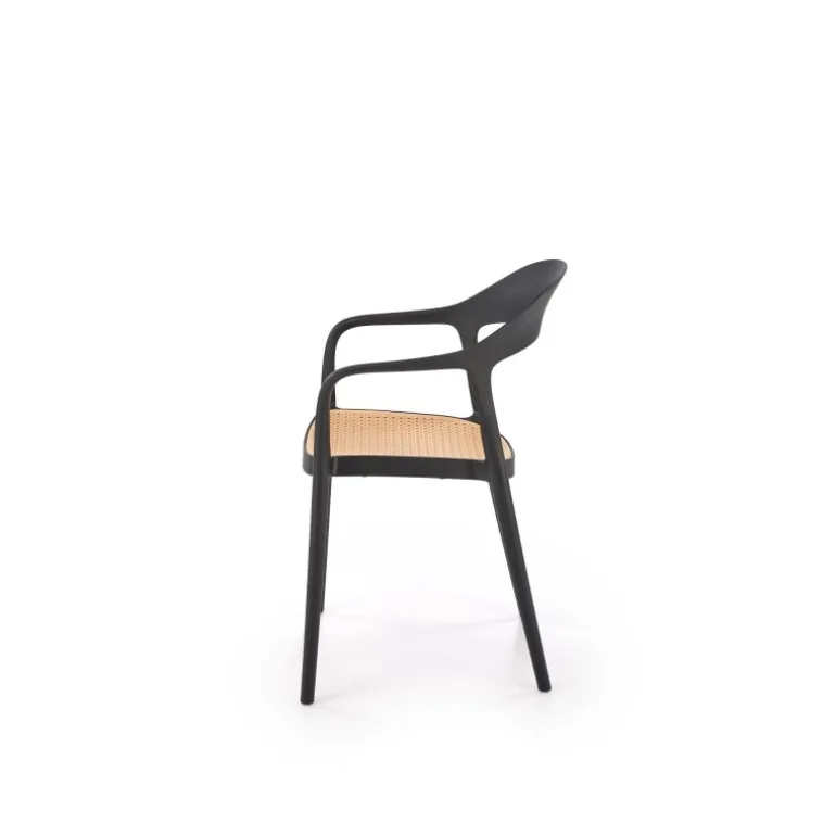 K530 Spisebordsstol Sort / Naturlig