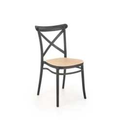 K512 Spisebordsstol Sort/Brun