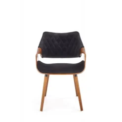 K396 Spisebordsstol Valnød / Sort