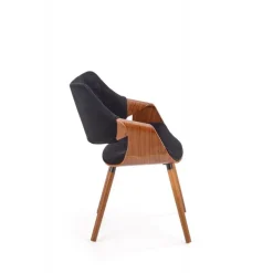 K396 Spisebordsstol Valnød / Sort