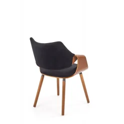 K396 Spisebordsstol Valnød / Sort