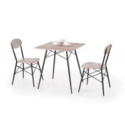 KABIR firkantet, bord med 2 Spisebordsstole