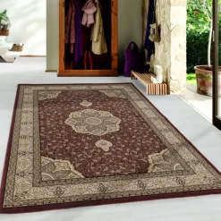 Kashmir Orientalsk tæppe Orientalisk - Rød