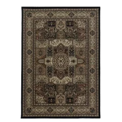 Kashmir Orientalsk tæppe Orientalisk - Sort