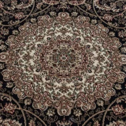 Kashmir Orientalsk tæppe Orientalisk - Sort