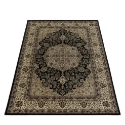 Kashmir tæppe - Sort