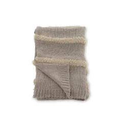 Katleen Plaid - Beige og Lysegrå