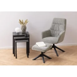 Katrine indskudsbord sort glas