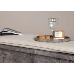 Kellogg Bænk - Grå og Off White