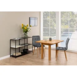 Kenley klapspisebord i olieret eg – 45/90 × 100 cm