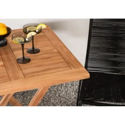 Kenya e Loungesæt - Havemøbelsæt - Sort,Natur