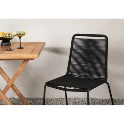 Kenya e Loungesæt - Havemøbelsæt - Sort,Natur