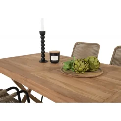 Kenya t Loungesæt - Havemøbelsæt - Beige,Sort,Natur